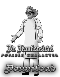 "Dr. Frankenstein" Posable Character