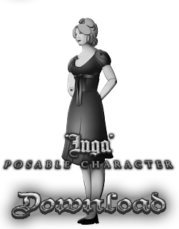 "Inga" Posable Character